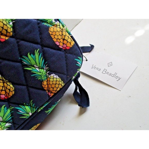 **Vera Bradley Toucan Party Navy Blue Cosmetic Brush Makeup Travel Case - NWT - Picture 2 of 10